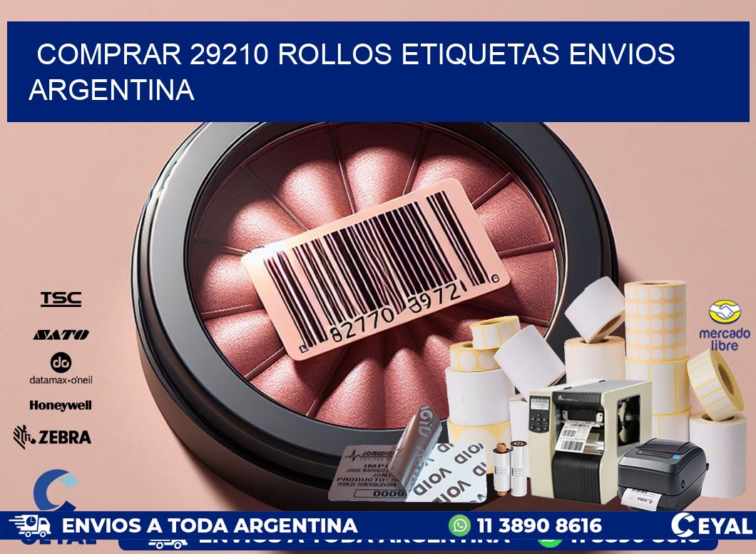 COMPRAR 29210 ROLLOS ETIQUETAS ENVIOS ARGENTINA