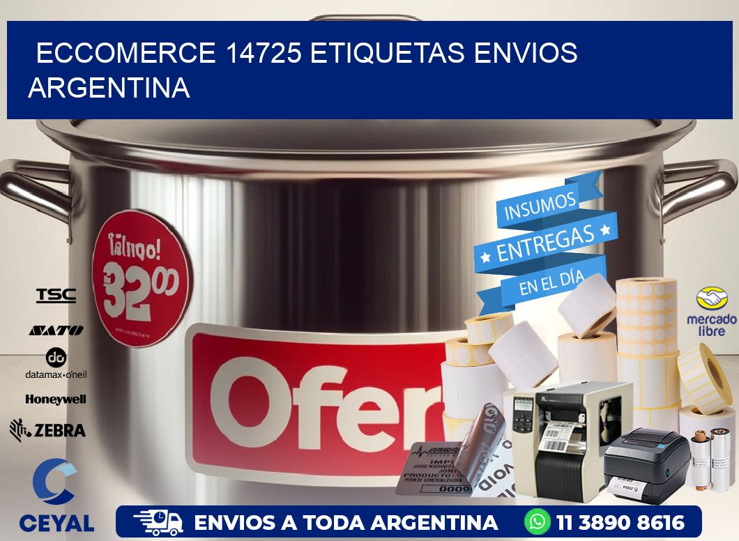 ECCOMERCE 14725 ETIQUETAS ENVIOS ARGENTINA