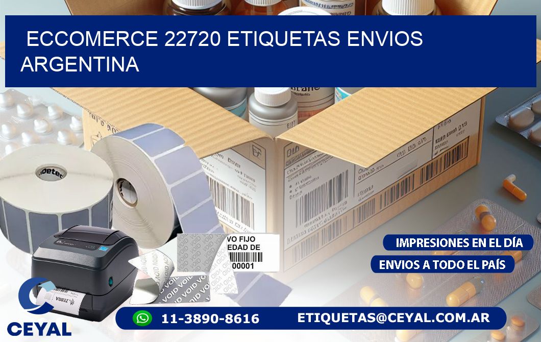 ECCOMERCE 22720 ETIQUETAS ENVIOS ARGENTINA