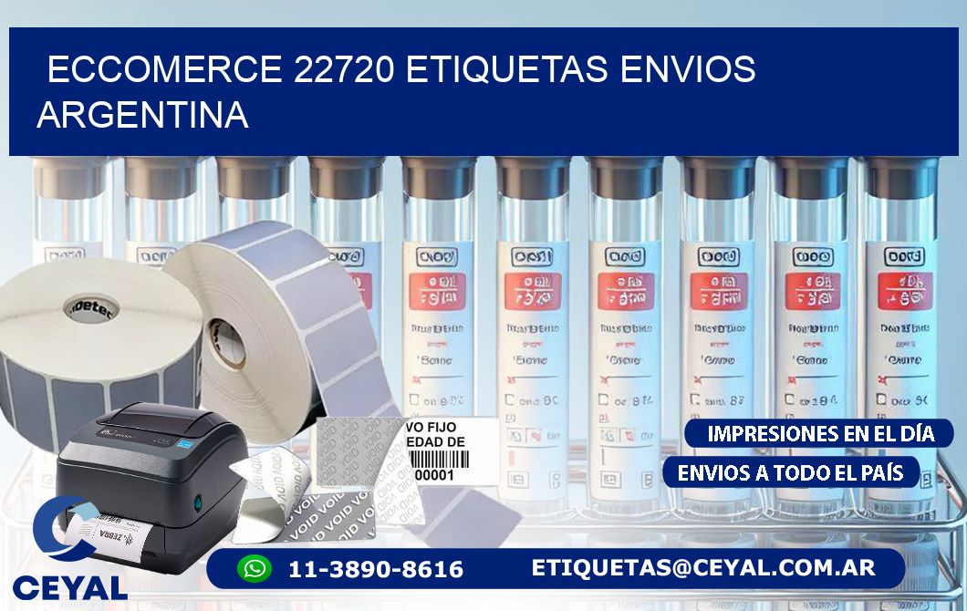 ECCOMERCE 22720 ETIQUETAS ENVIOS ARGENTINA