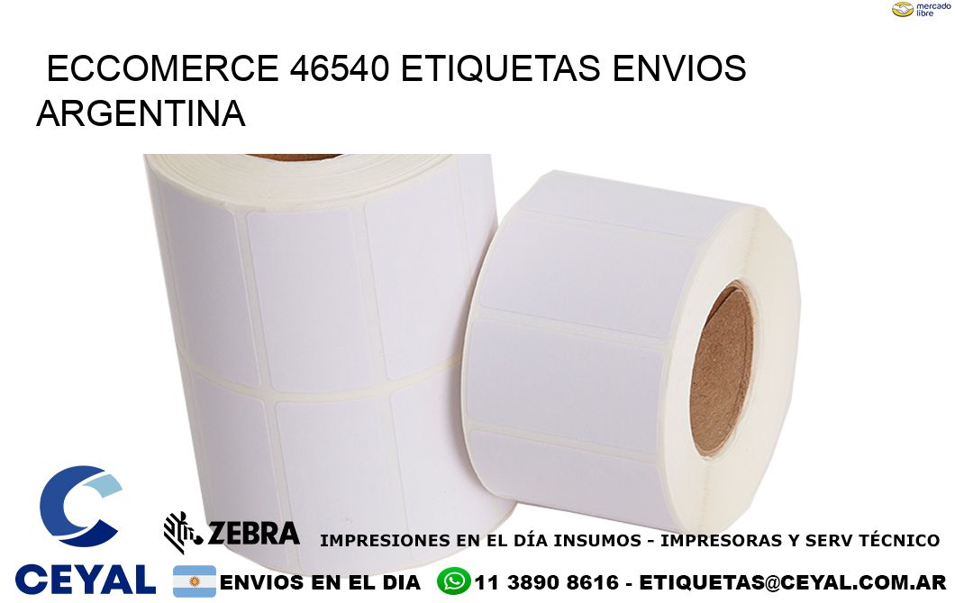 ECCOMERCE 46540 ETIQUETAS ENVIOS ARGENTINA