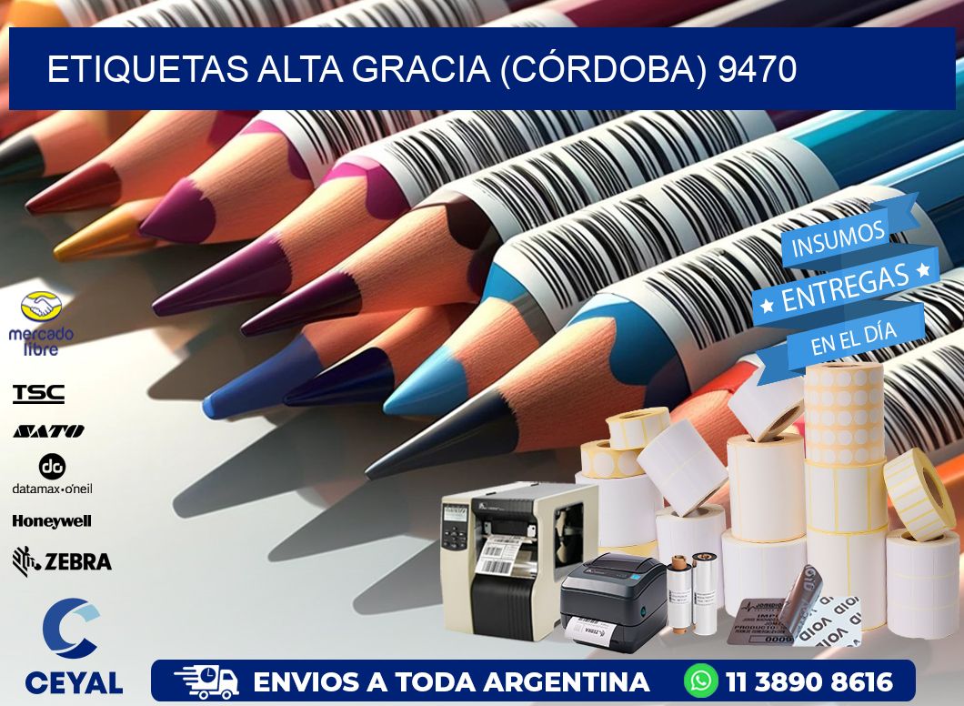 ETIQUETAS ALTA GRACIA (CÓRDOBA) 9470