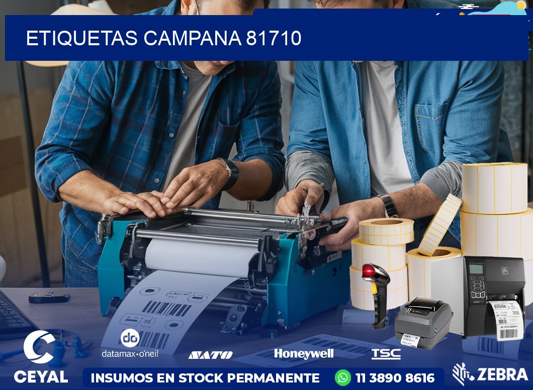 ETIQUETAS CAMPANA 81710