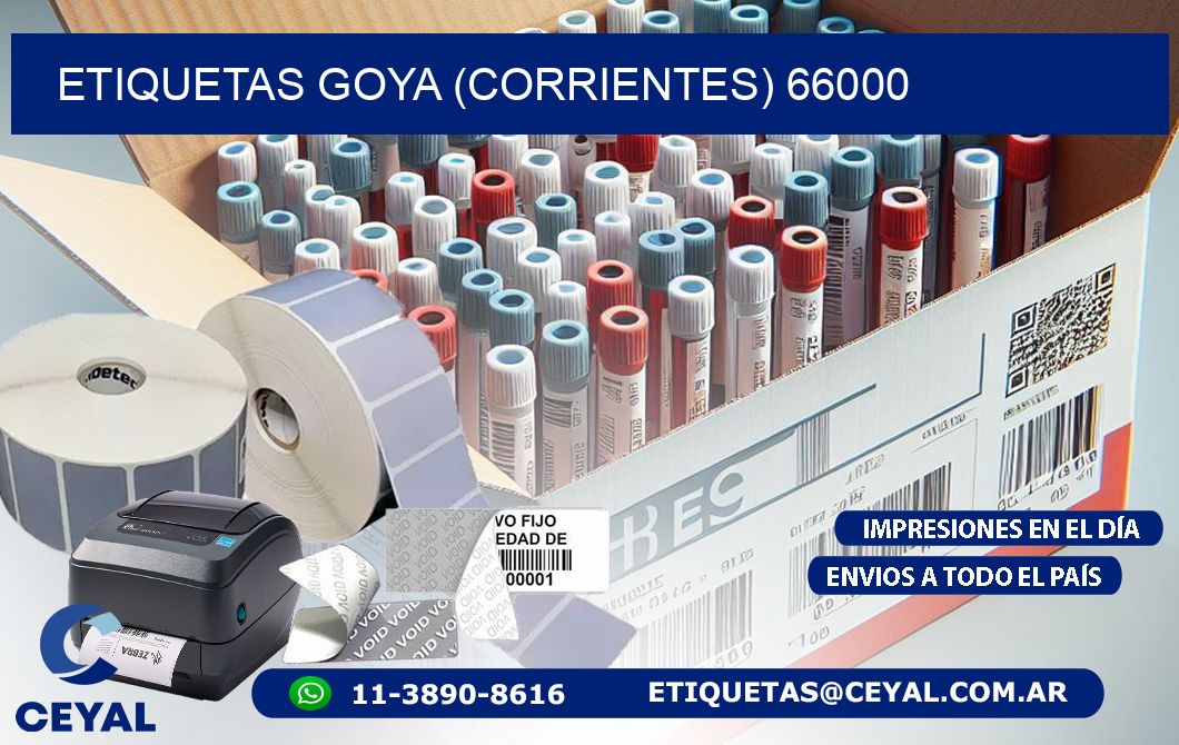 ETIQUETAS GOYA (CORRIENTES) 66000