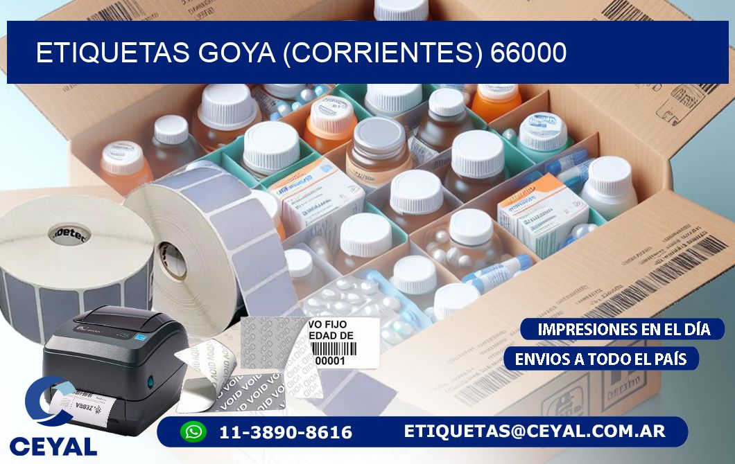 ETIQUETAS GOYA (CORRIENTES) 66000
