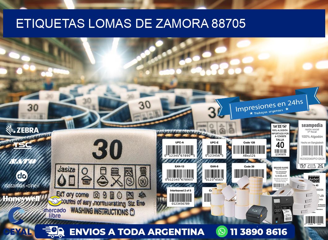 ETIQUETAS LOMAS DE ZAMORA 88705