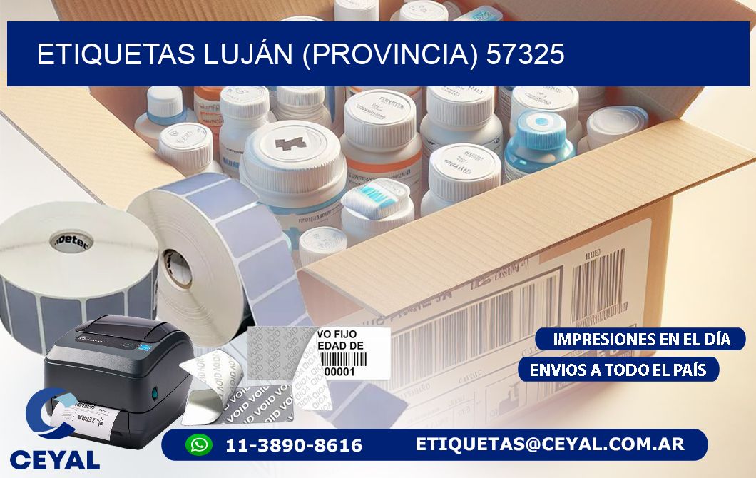 ETIQUETAS LUJÁN (PROVINCIA) 57325