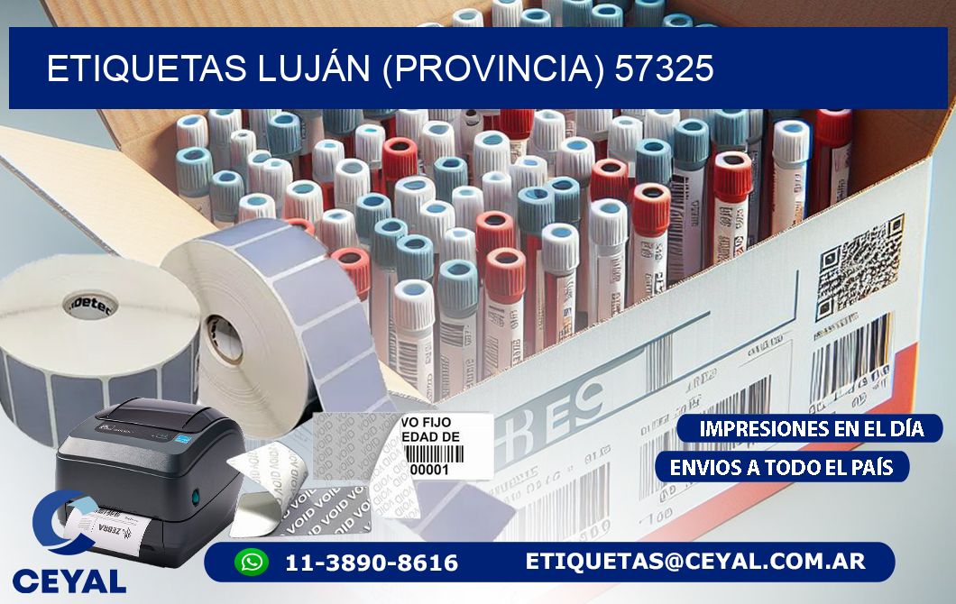ETIQUETAS LUJÁN (PROVINCIA) 57325