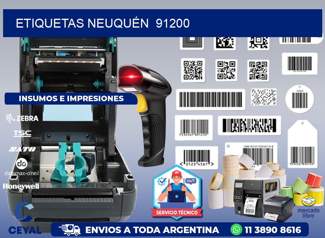 ETIQUETAS NEUQUÉN  91200