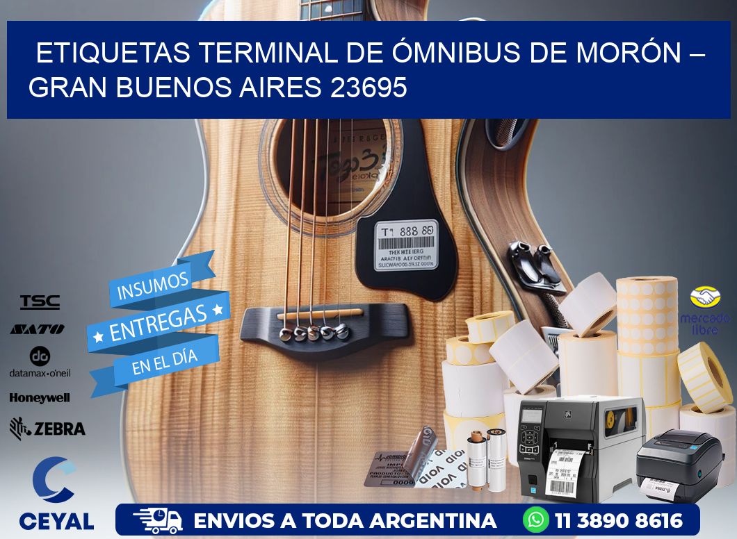 ETIQUETAS TERMINAL DE ÓMNIBUS DE MORÓN – GRAN BUENOS AIRES 23695