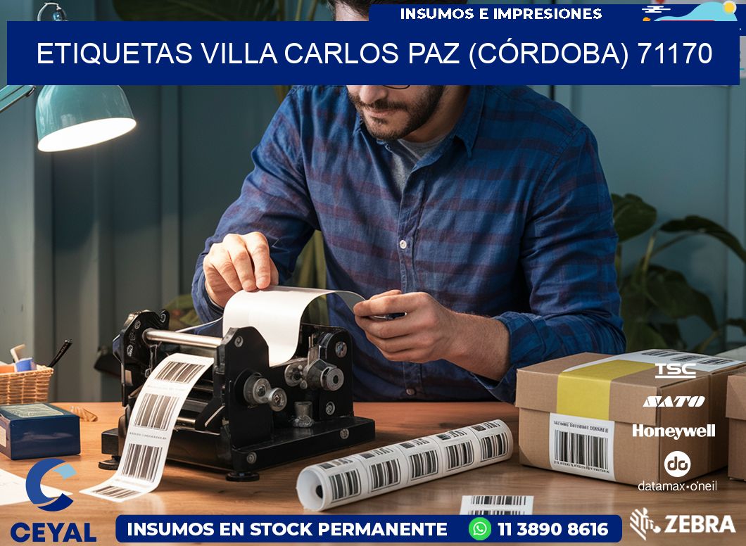 ETIQUETAS VILLA CARLOS PAZ (CÓRDOBA) 71170