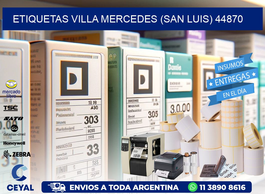 ETIQUETAS VILLA MERCEDES (SAN LUIS) 44870