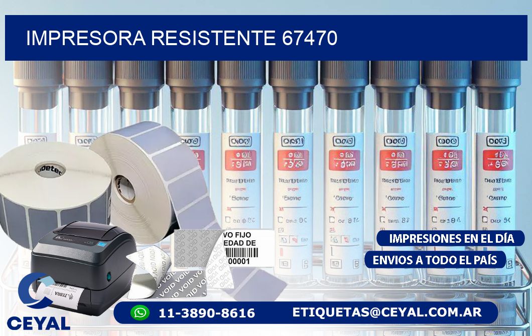 IMPRESORA RESISTENTE 67470