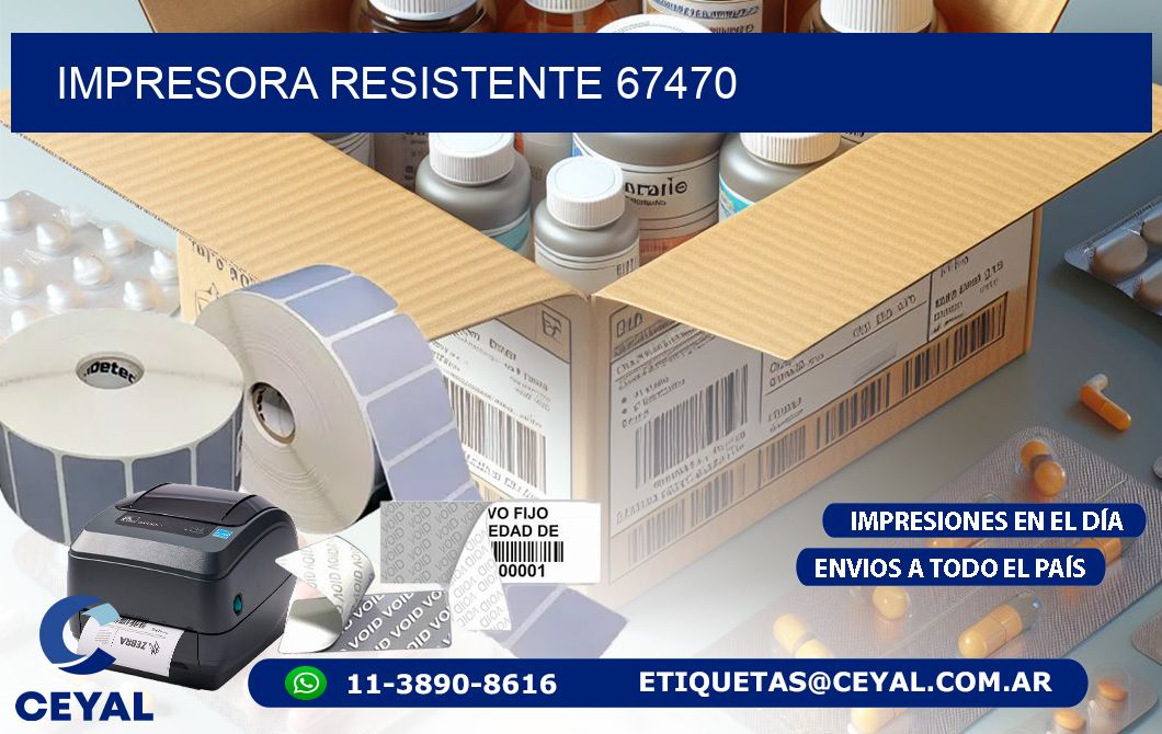 IMPRESORA RESISTENTE 67470