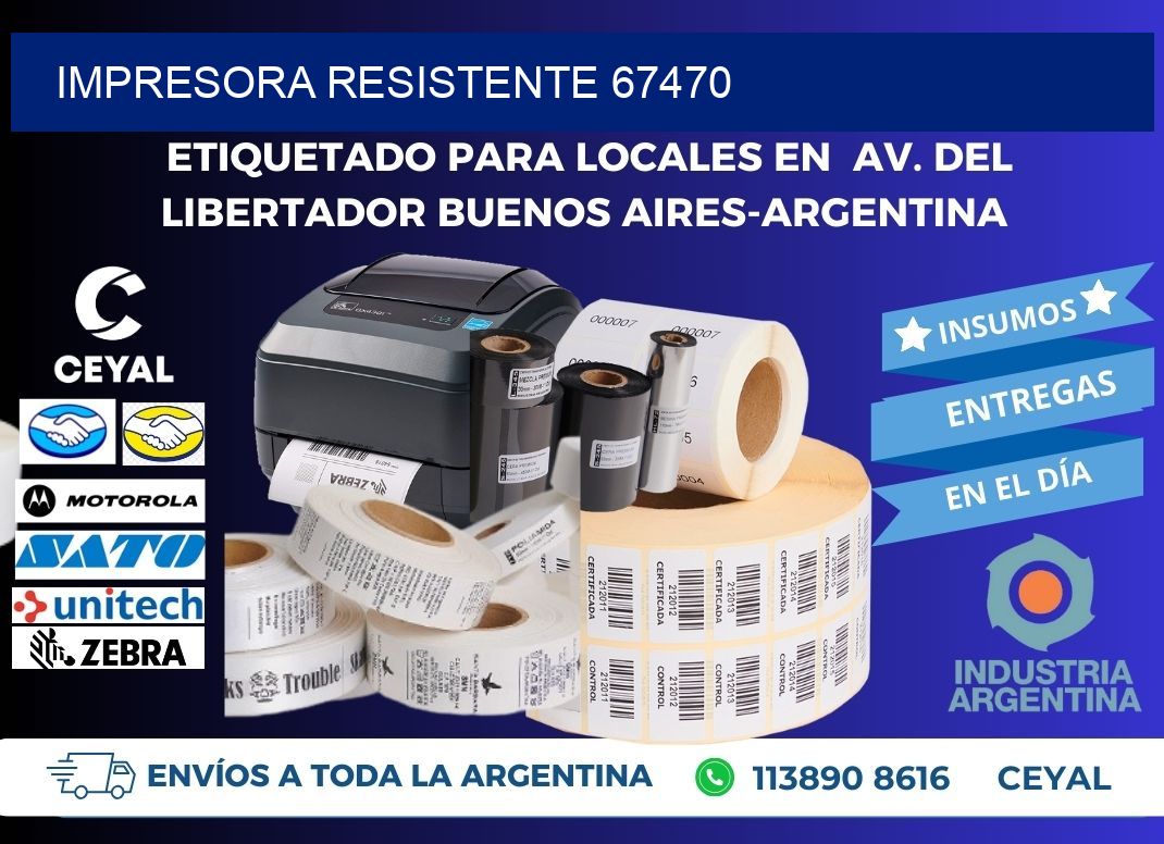 IMPRESORA RESISTENTE 67470