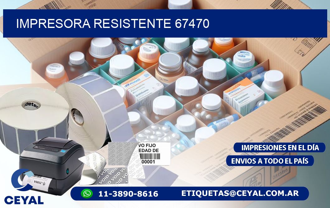 IMPRESORA RESISTENTE 67470