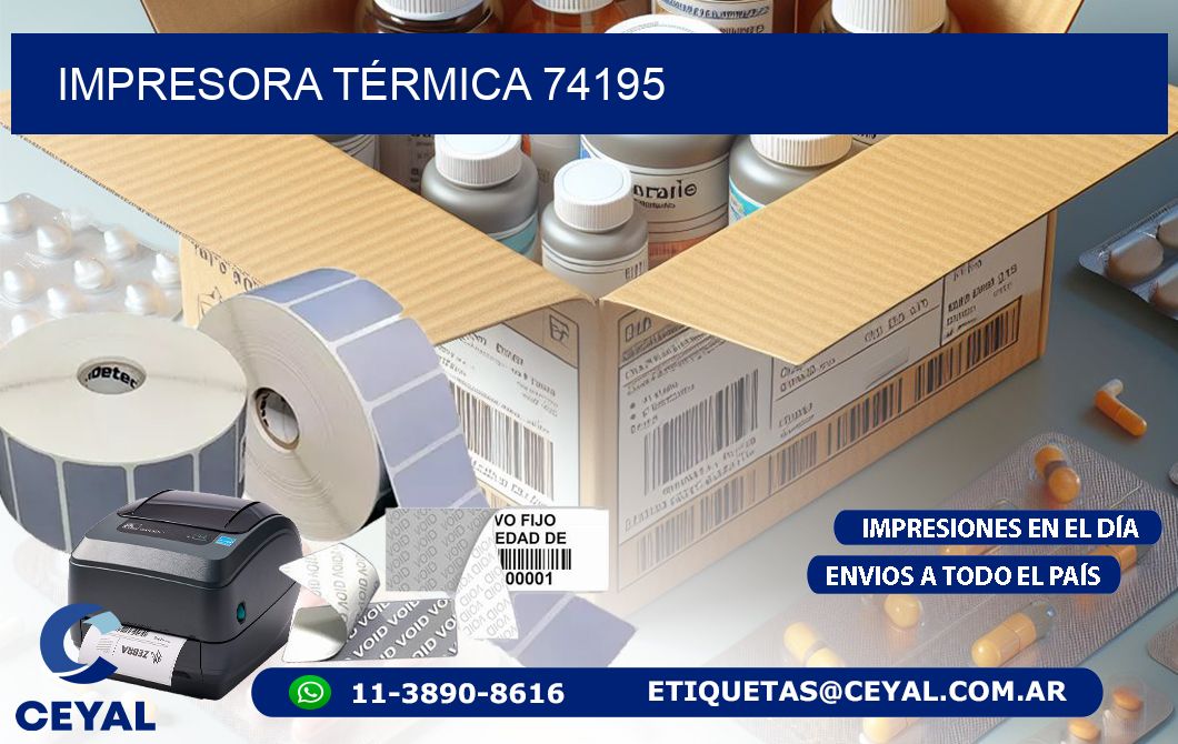 IMPRESORA TÉRMICA 74195