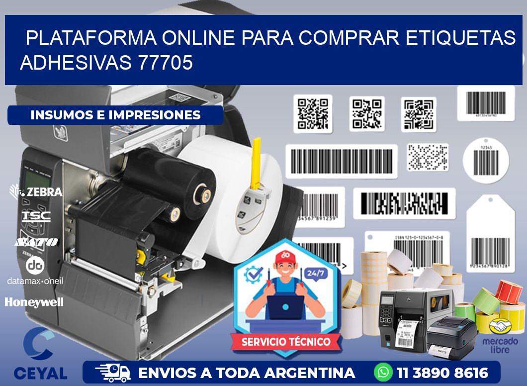 Plataforma Online para Comprar Etiquetas Adhesivas 77705