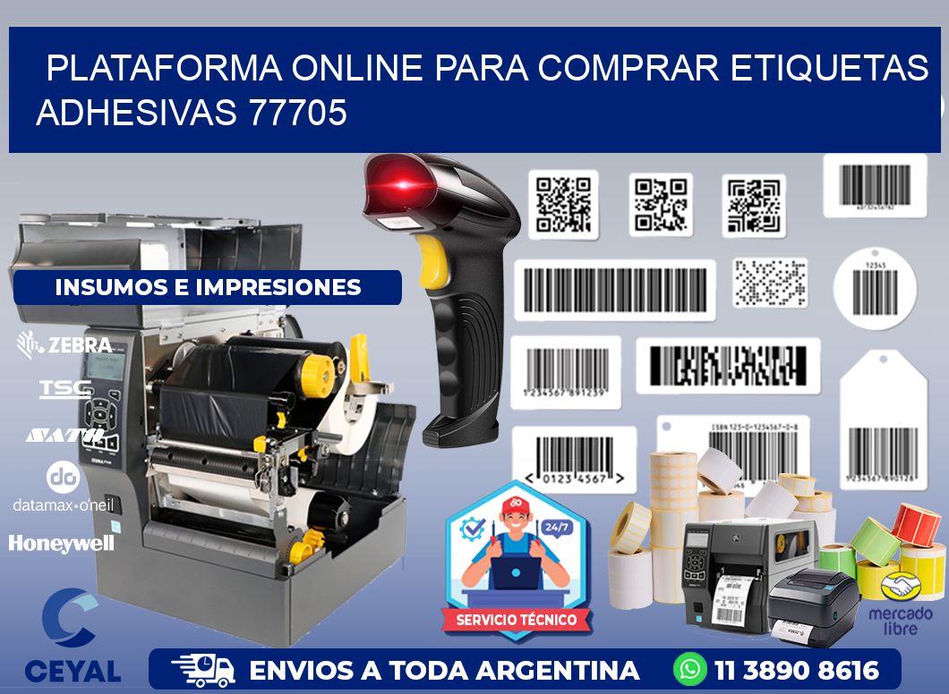 Plataforma Online para Comprar Etiquetas Adhesivas 77705