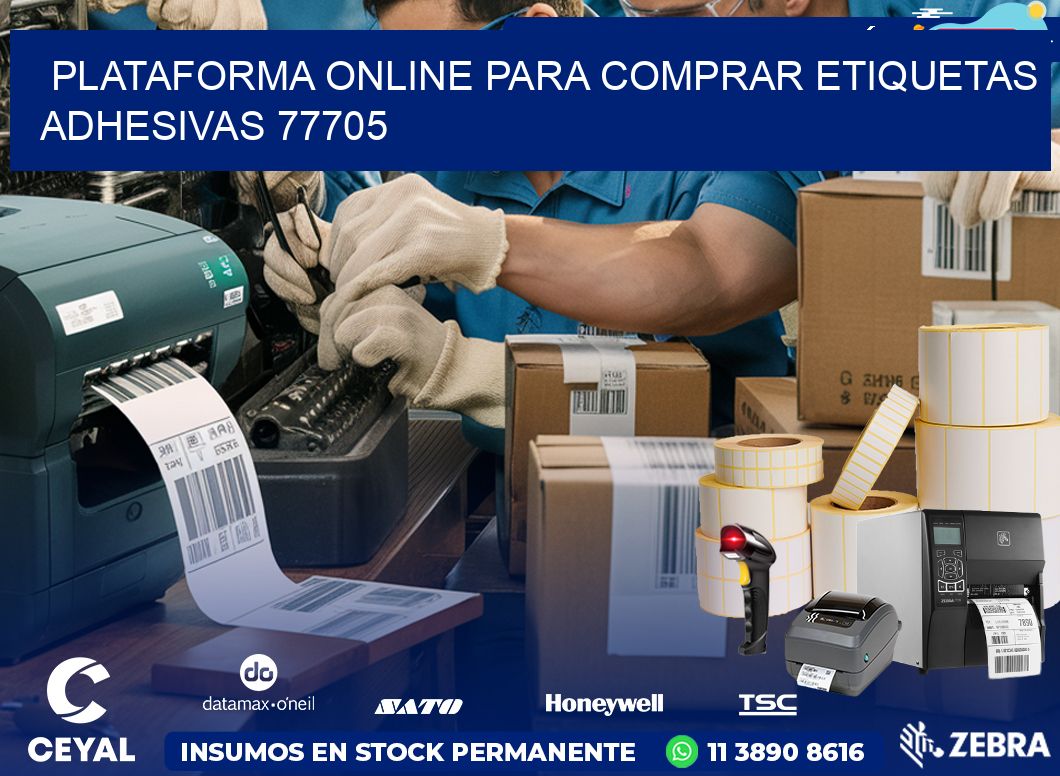 Plataforma Online para Comprar Etiquetas Adhesivas 77705