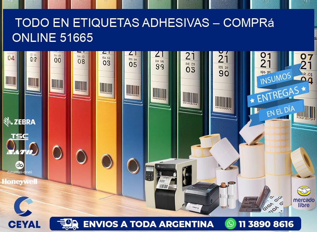 Todo en Etiquetas Adhesivas – Comprá Online 51665