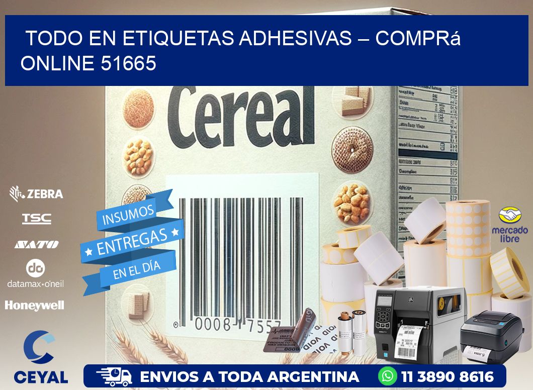 Todo en Etiquetas Adhesivas – Comprá Online 51665
