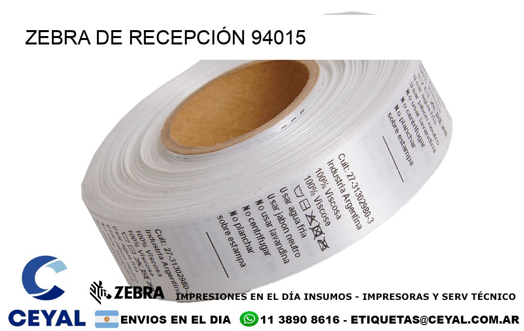 ZEBRA DE RECEPCIÓN 94015