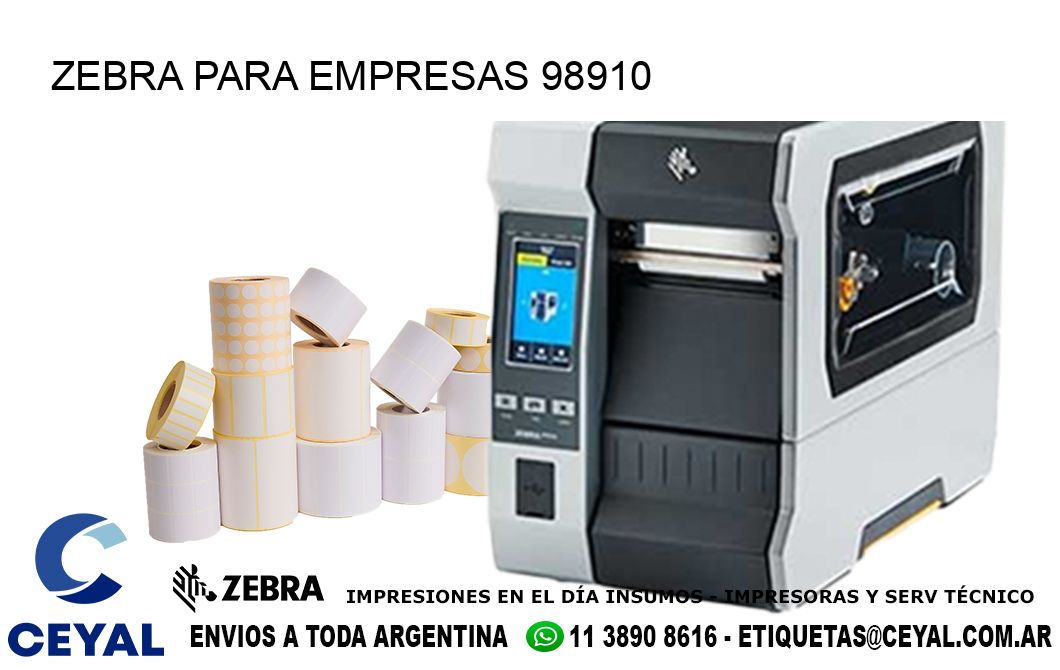 ZEBRA PARA EMPRESAS 98910