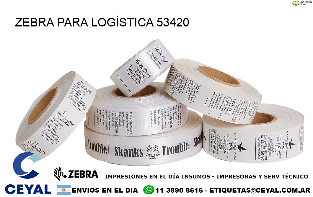 ZEBRA PARA LOGÍSTICA 53420