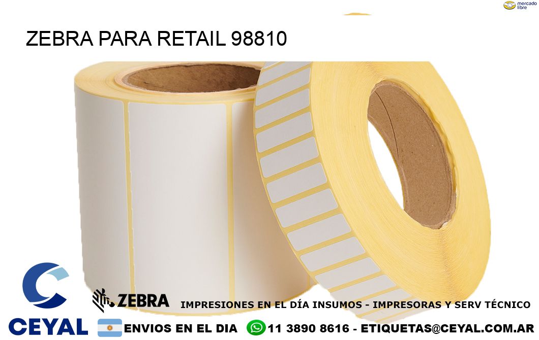 ZEBRA PARA RETAIL 98810