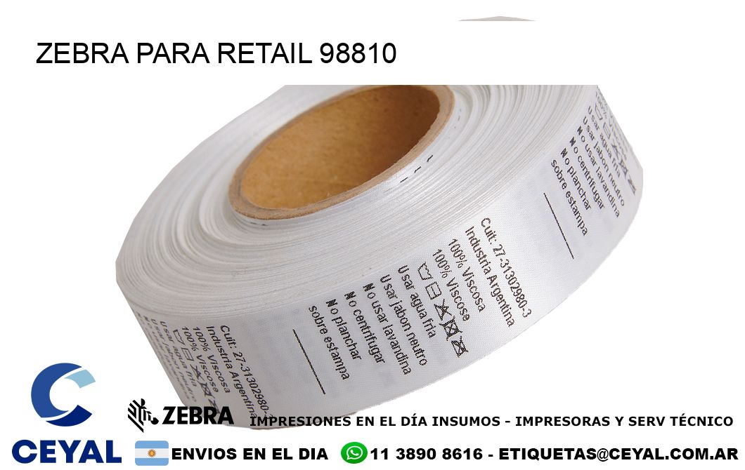 ZEBRA PARA RETAIL 98810