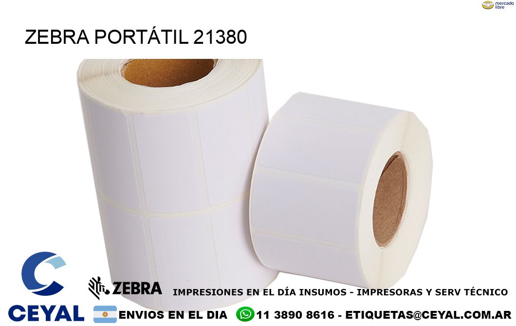 ZEBRA PORTÁTIL 21380