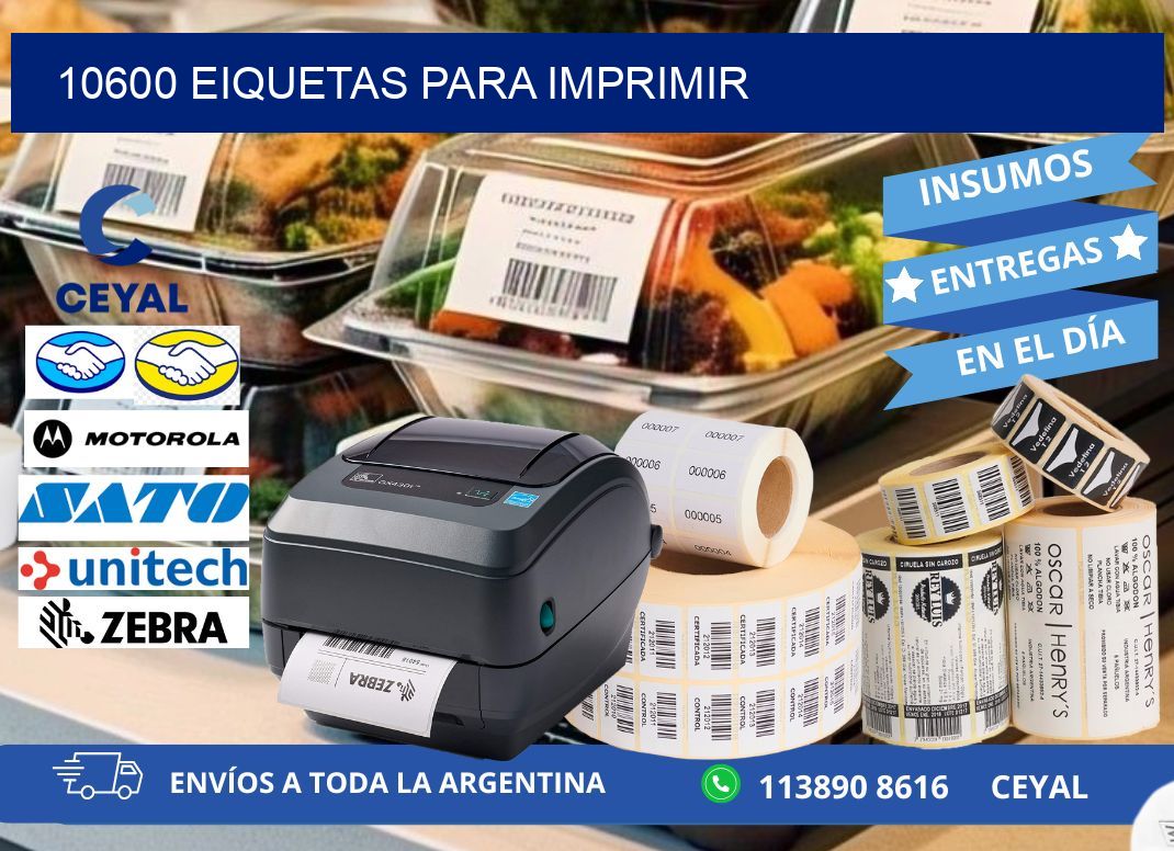 10600 EIQUETAS PARA IMPRIMIR