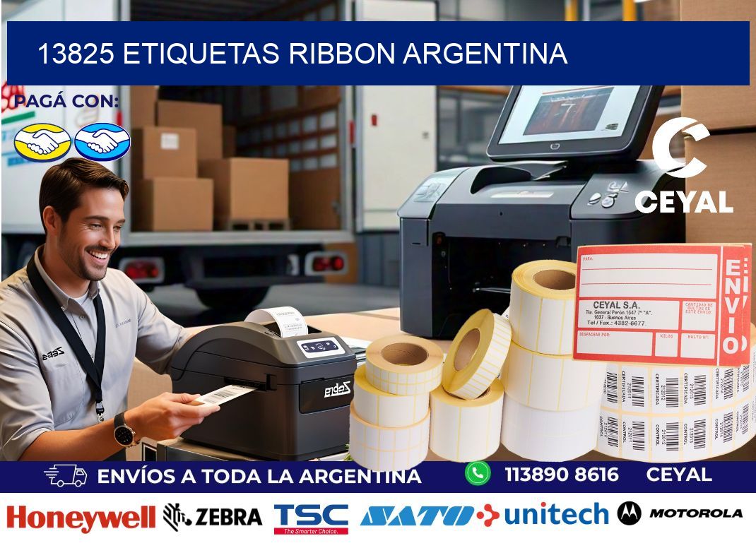 13825 etiquetas ribbon argentina