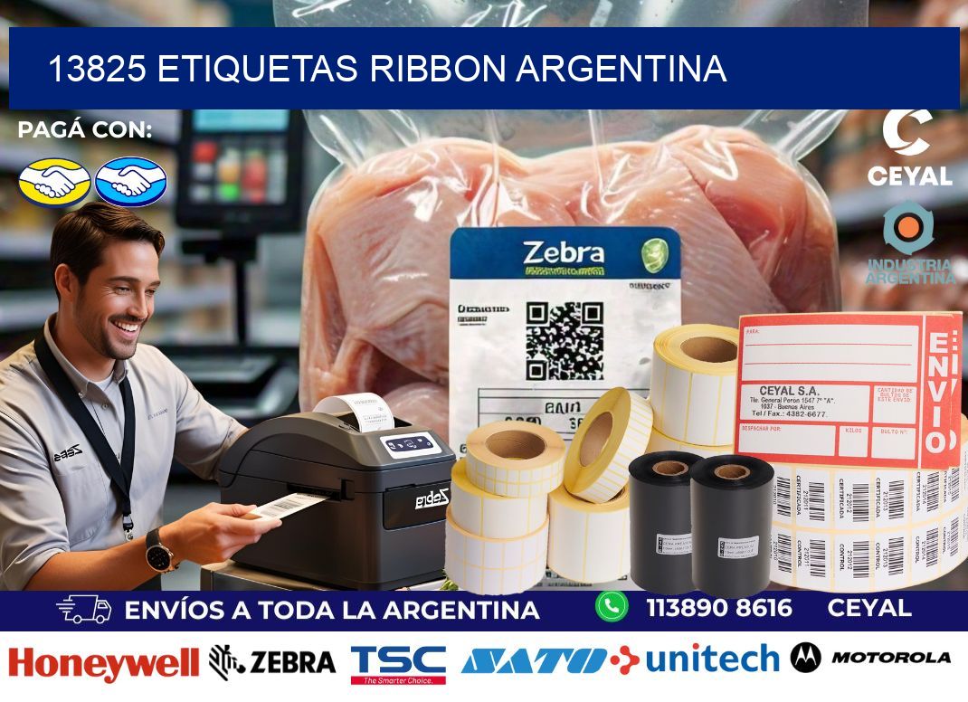 13825 etiquetas ribbon argentina