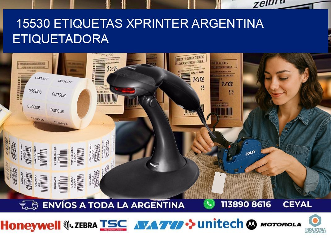 15530 etiquetas xprinter argentina ETIQUETADORA
