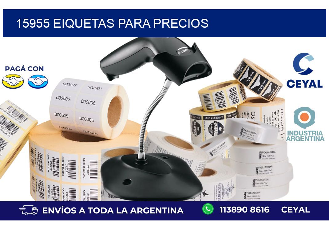 15955 EIQUETAS PARA PRECIOS
