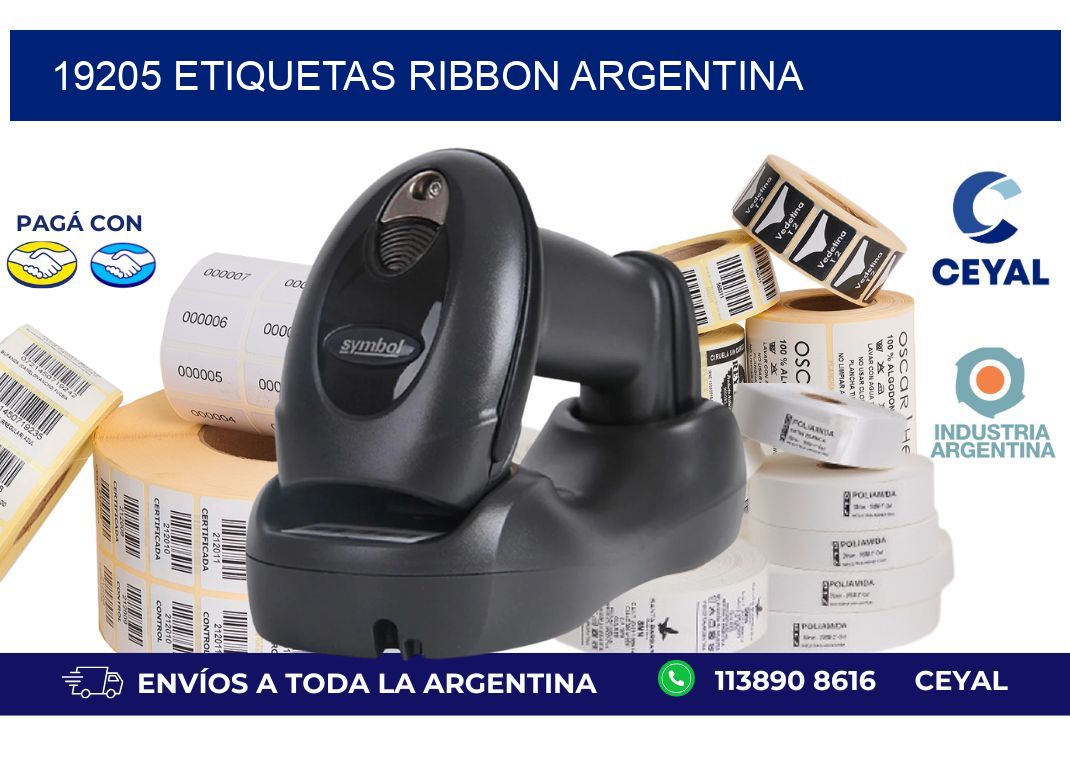 19205 etiquetas ribbon argentina