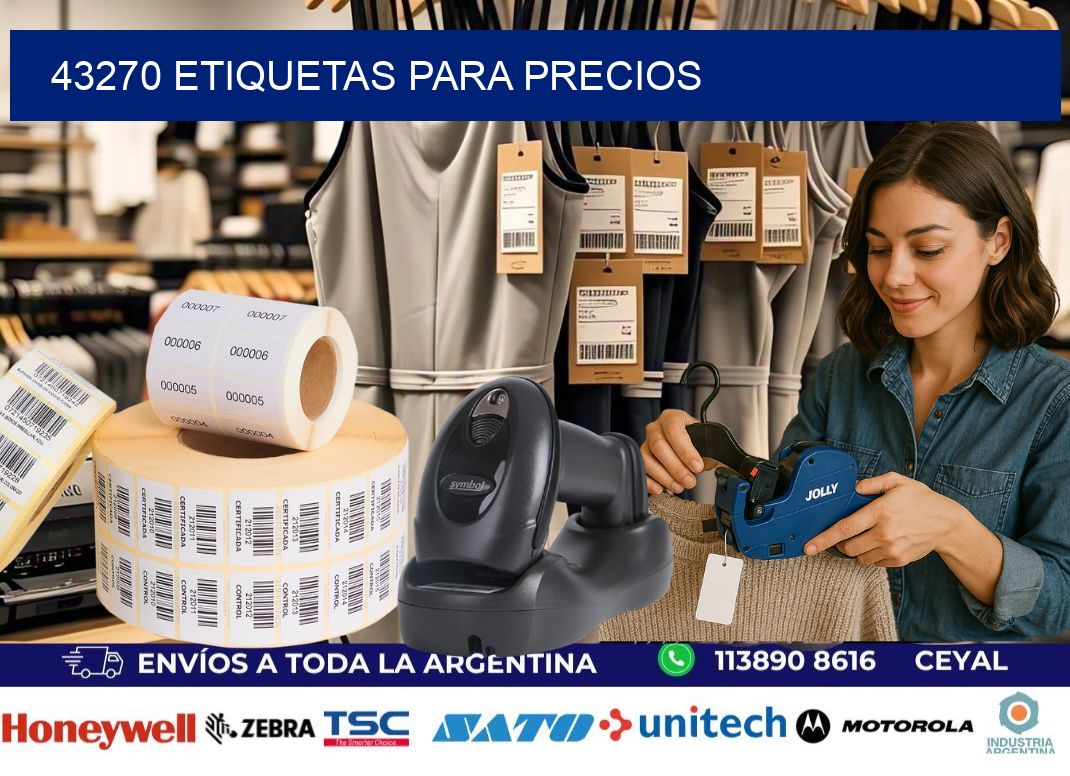 43270 ETIQUETAS PARA PRECIOS