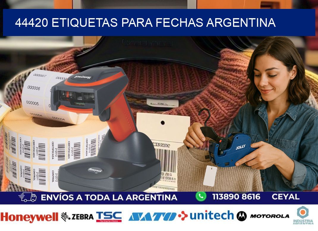 44420 ETIQUETAS PARA FECHAS ARGENTINA