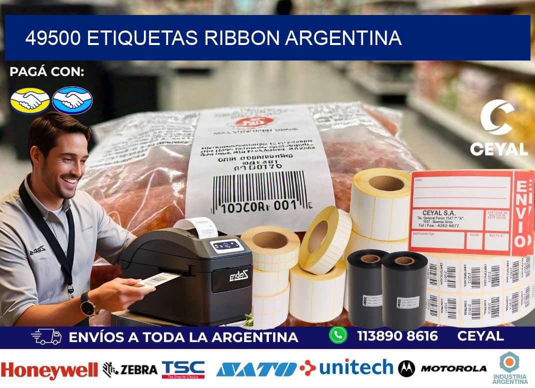 49500 etiquetas ribbon argentina