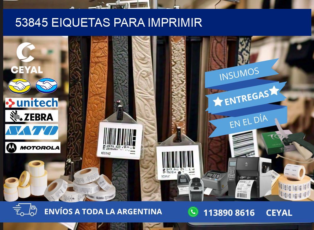 53845 EIQUETAS PARA IMPRIMIR