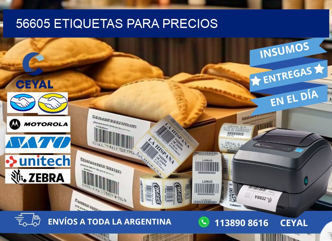 56605 ETIQUETAS PARA PRECIOS