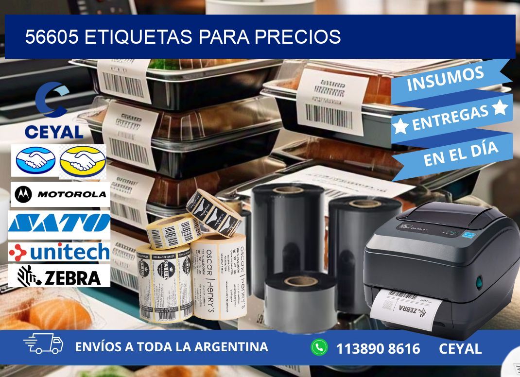 56605 ETIQUETAS PARA PRECIOS