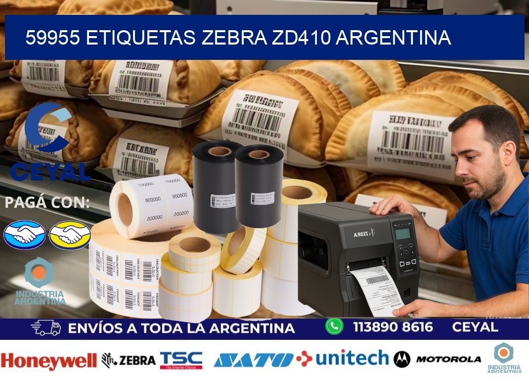 59955 etiquetas zebra zd410 argentina
