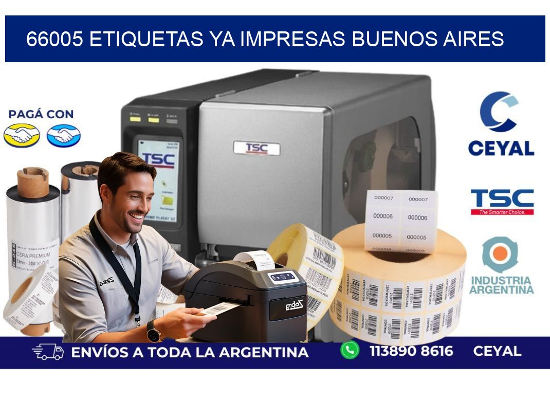 66005 ETIQUETAS YA IMPRESAS BUENOS AIRES