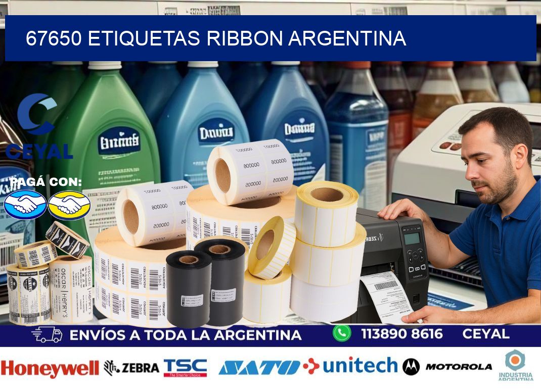 67650 etiquetas ribbon argentina