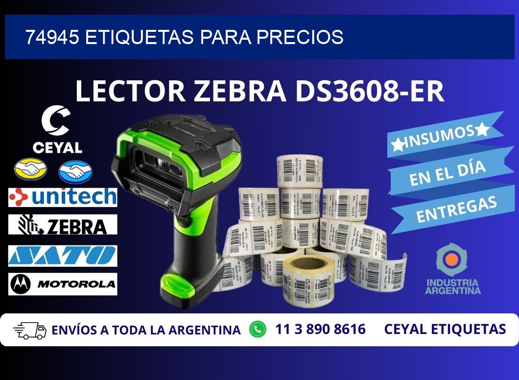 74945 ETIQUETAS PARA PRECIOS