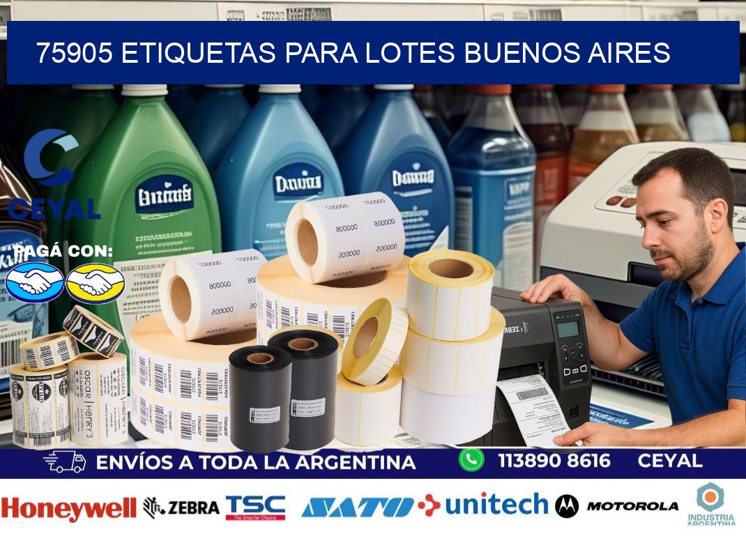 75905 ETIQUETAS PARA LOTES BUENOS AIRES