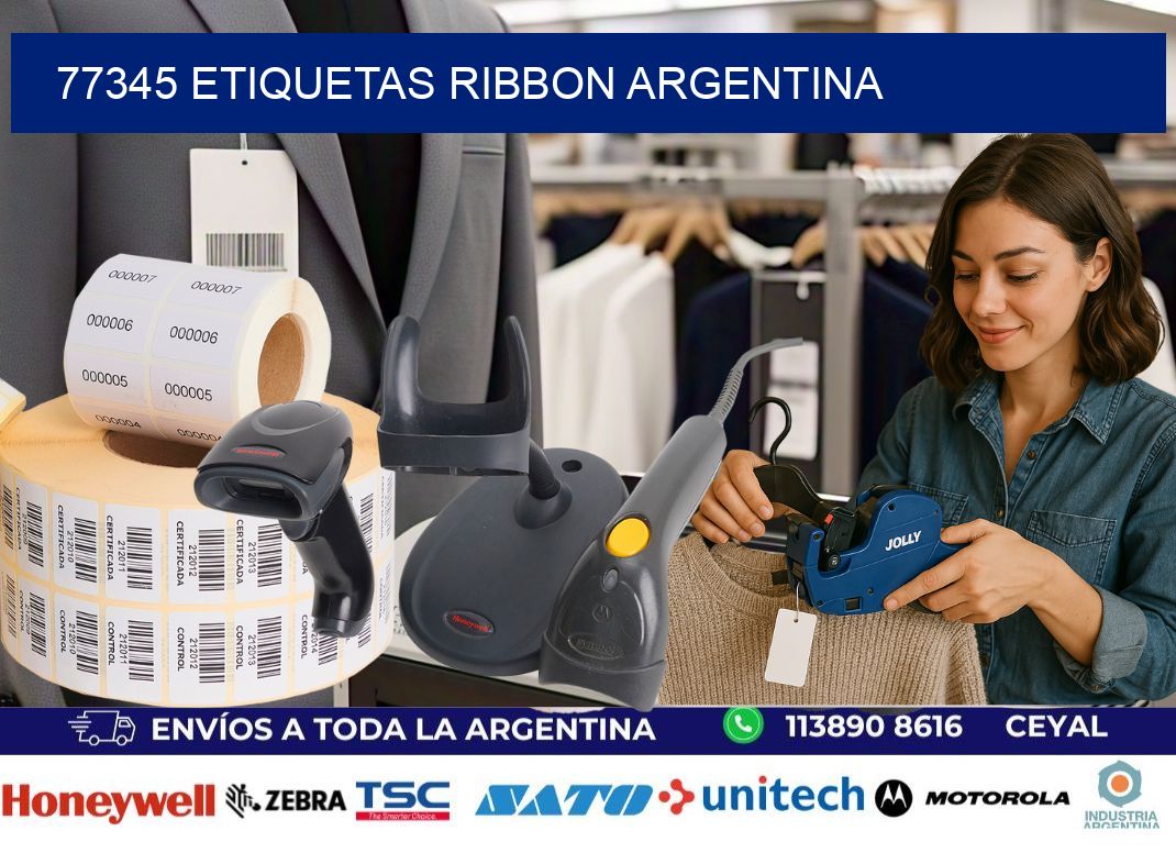 77345 etiquetas ribbon argentina
